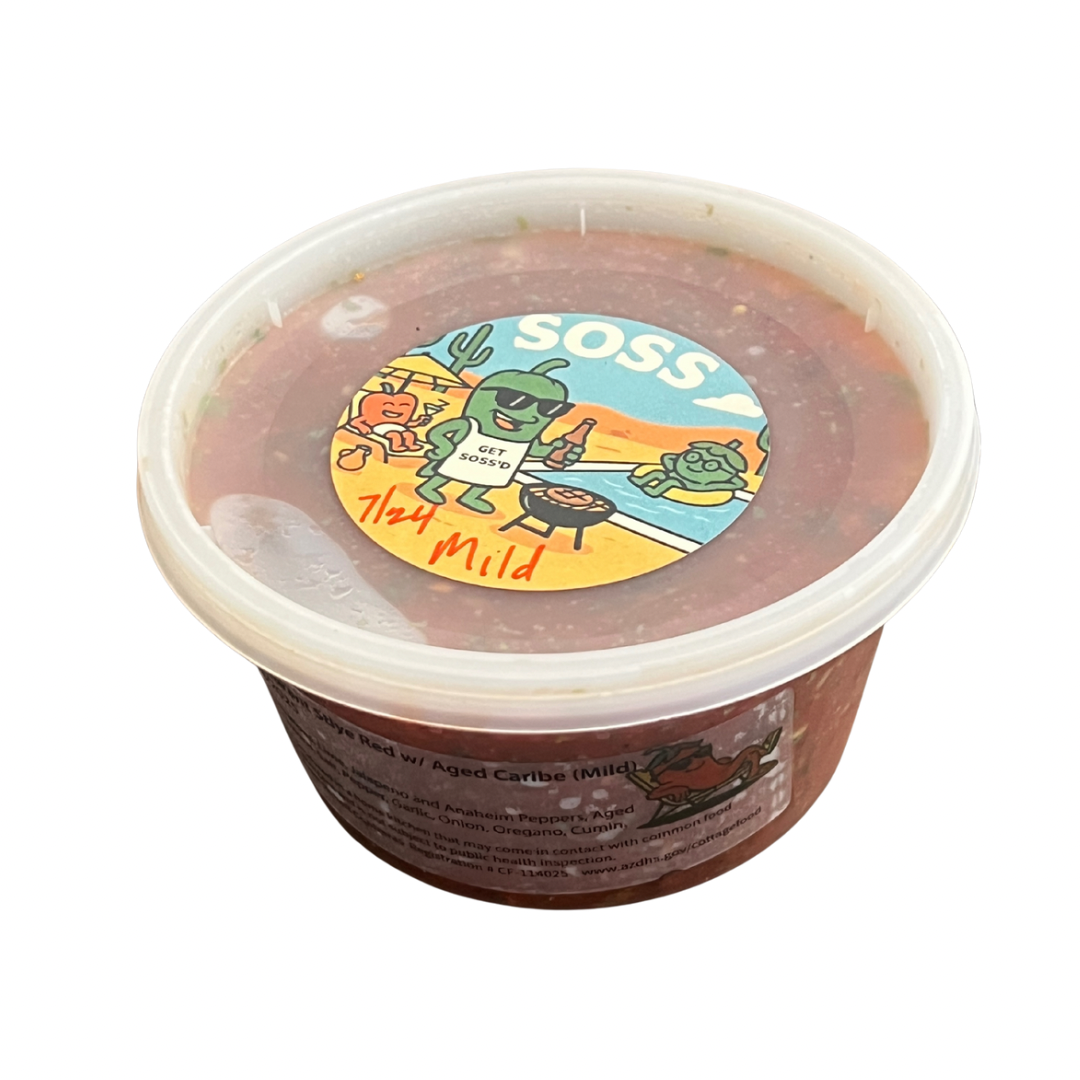 SOSS - Restaurant Style Red w/ Aged Caribe (Mild) 12oz