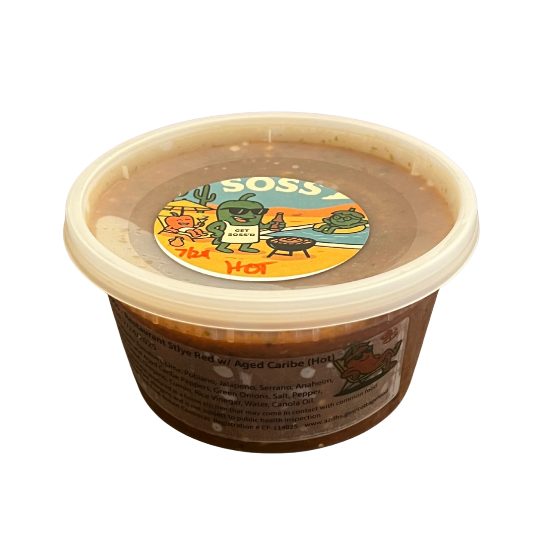 SOSS - Restaurant Style Red w/ Aged Caribe (Hot) 12oz